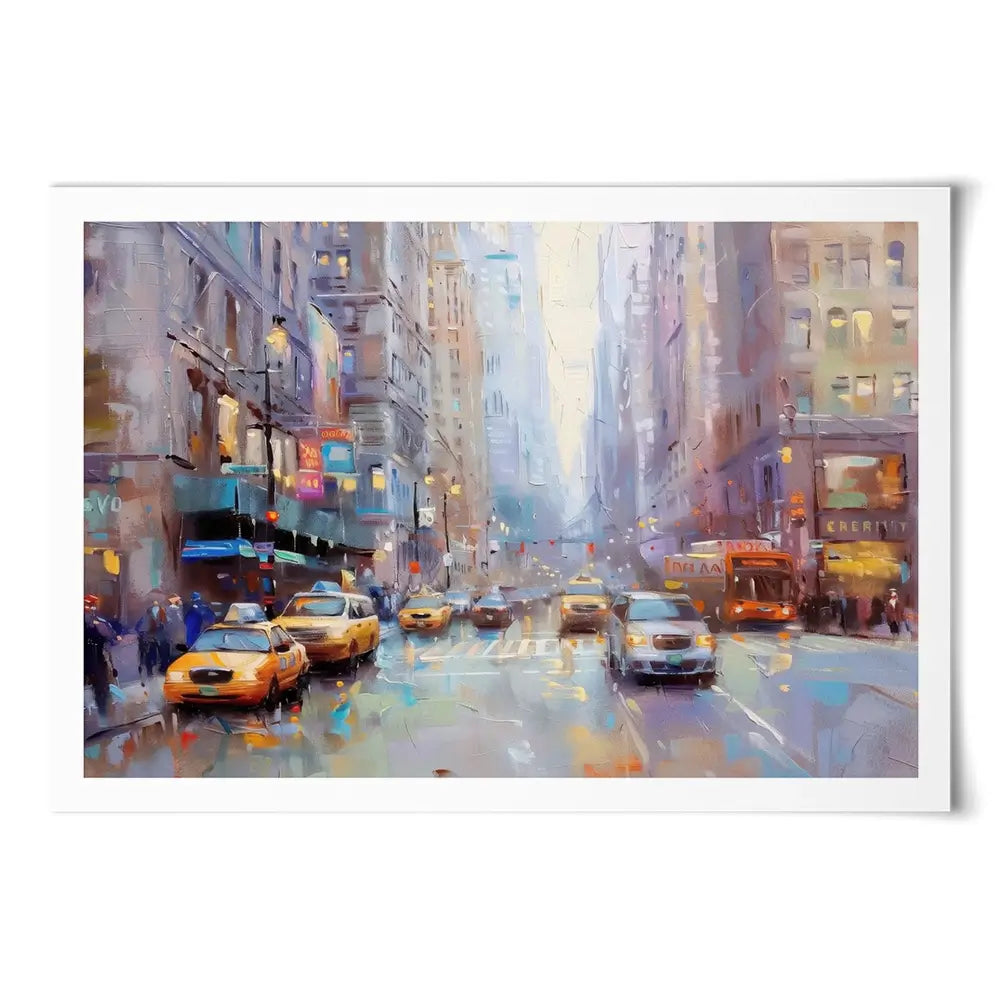 Chicago Streets Art Print Chicago Streets Art Print wall art product NiniArt - Independent