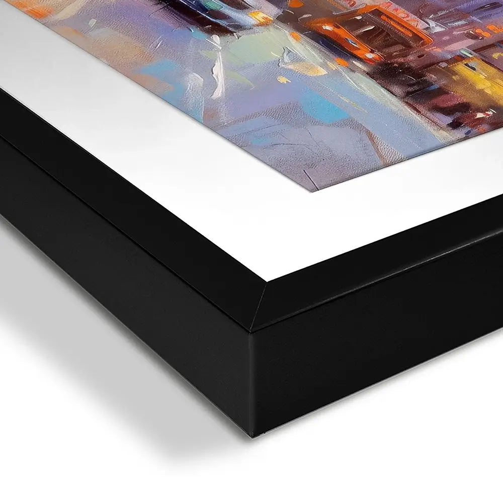 Chicago Streets Framed Art Print Chicago Streets Framed Art Print wall art product NiniArt - Independent