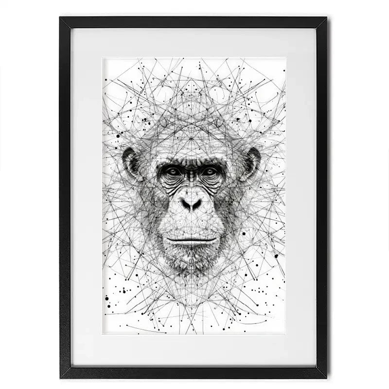 Chimpanzee Study Framed Art Print Chimpanzee Study Framed Art Print wall art product David Alexander Elder