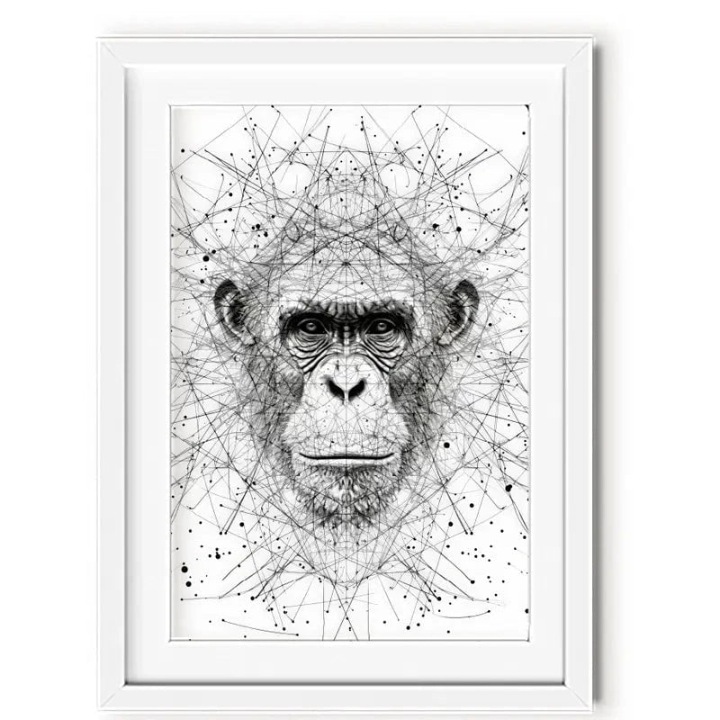 Chimpanzee Study Framed Art Print Chimpanzee Study Framed Art Print wall art product David Alexander Elder