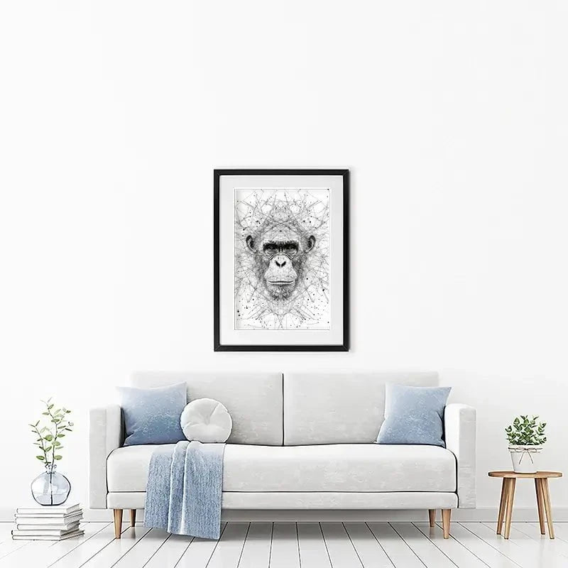 Chimpanzee Study Framed Art Print Chimpanzee Study Framed Art Print wall art product David Alexander Elder