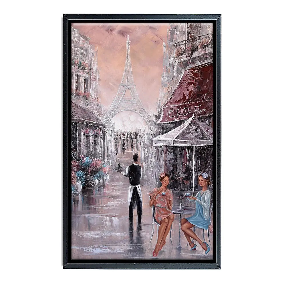 Chit Chat Paris Canvas Print Chit Chat Paris Canvas Print wall art product Isabella Karolewicz