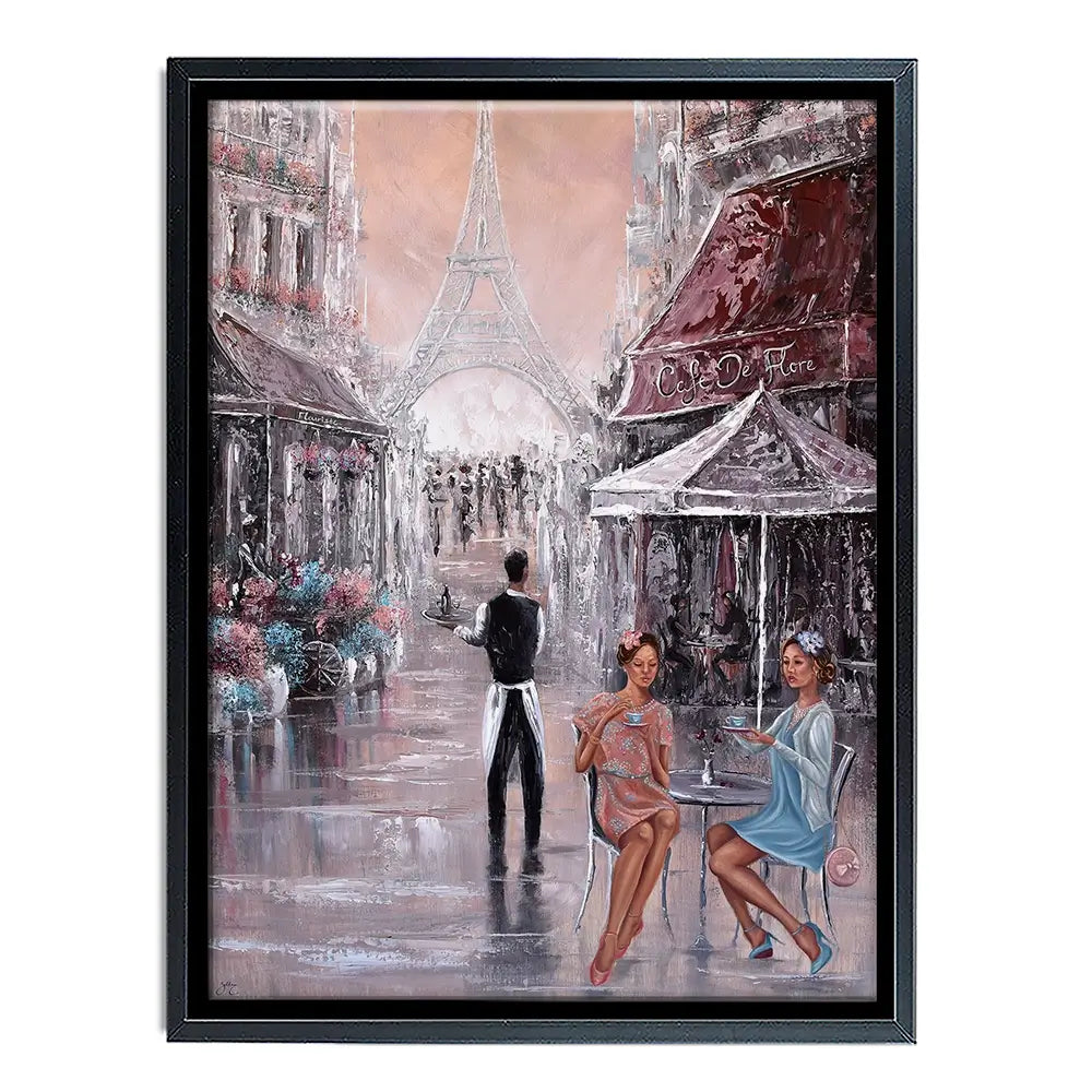 Chit Chat Paris Canvas Print Chit Chat Paris Canvas Print wall art product Isabella Karolewicz