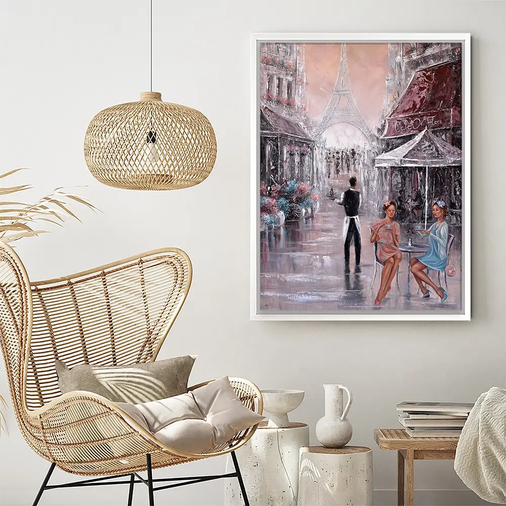 Chit Chat Paris Canvas Print Chit Chat Paris Canvas Print wall art product Isabella Karolewicz