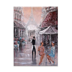 Chit Chat Paris Canvas Print Chit Chat Paris Canvas Print wall art product Isabella Karolewicz