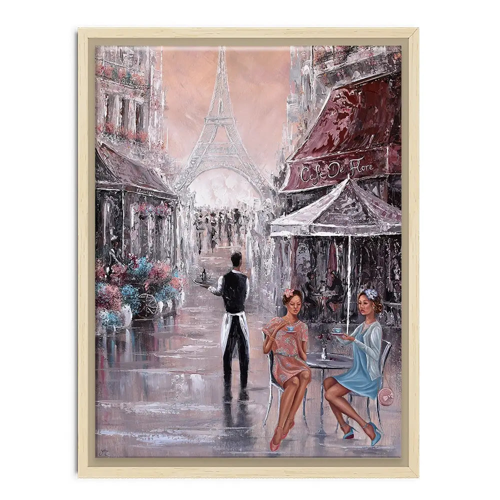 Chit Chat Paris Canvas Print Chit Chat Paris Canvas Print wall art product Isabella Karolewicz