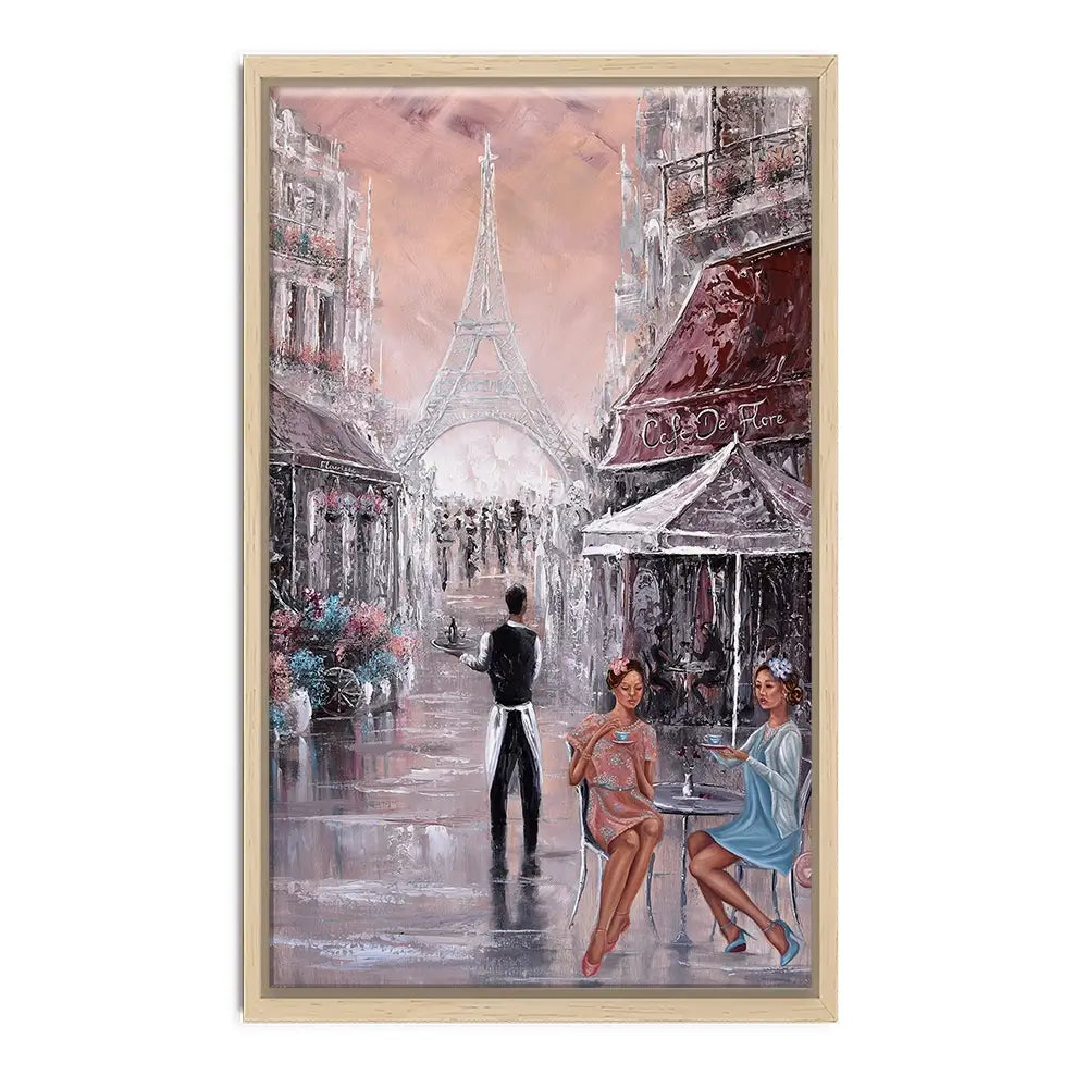 Chit Chat Paris Canvas Print Chit Chat Paris Canvas Print wall art product Isabella Karolewicz
