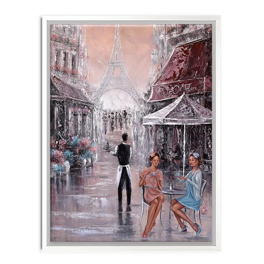 Chit Chat Paris Canvas Print Chit Chat Paris Canvas Print wall art product Isabella Karolewicz