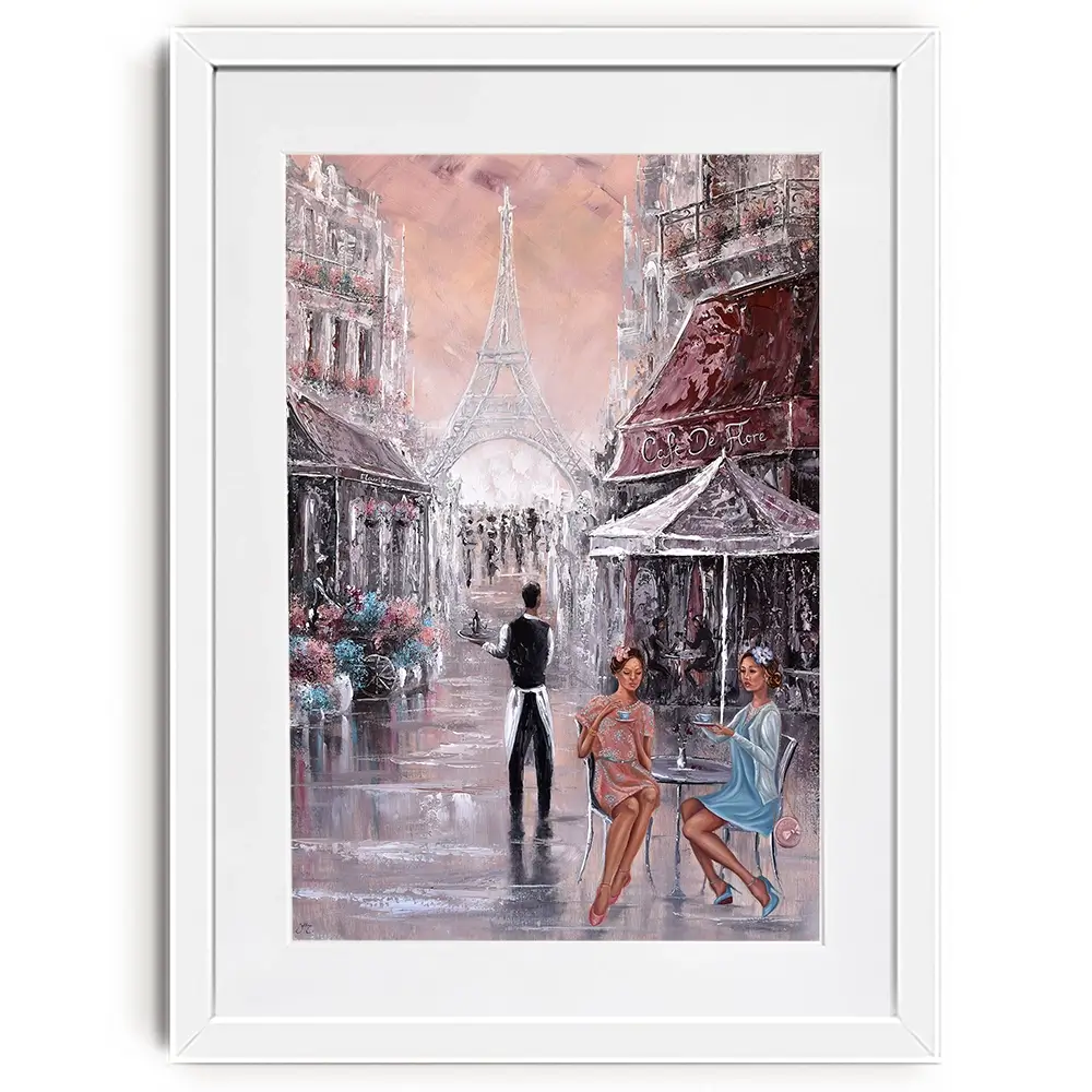 Chit Chat Paris Framed Art Print Chit Chat Paris Framed Art Print wall art product Isabella Karolewicz