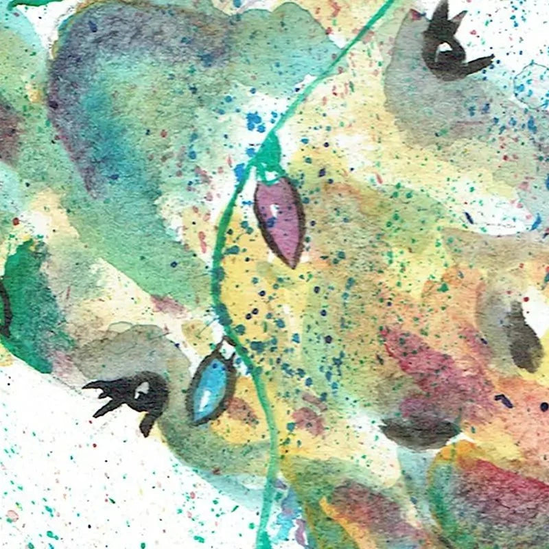 Christmas Giraffe Canvas Print Christmas Giraffe Canvas Print wall art product Jamie Taylor