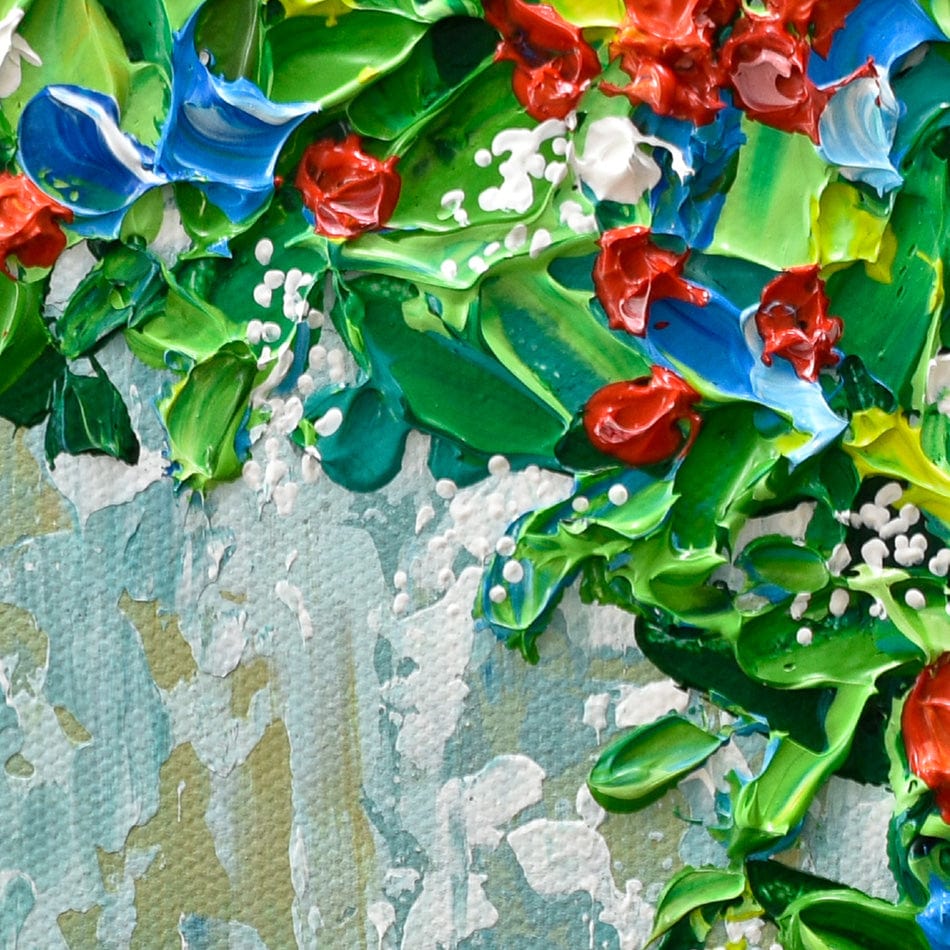 Christmas Wreath Canvas Print wall art product Olga Tkachyk