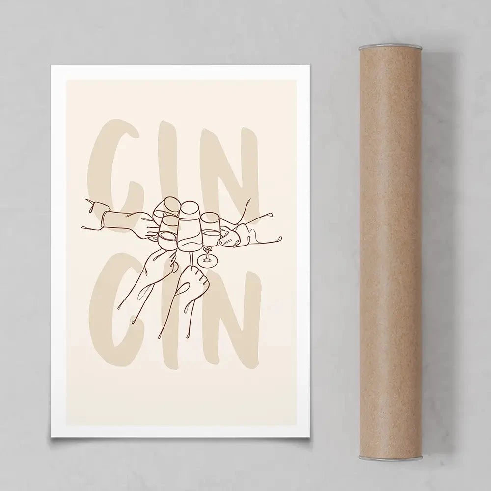 Cin Cin Art Print Cin Cin Art Print wall art product Art Print Shop
