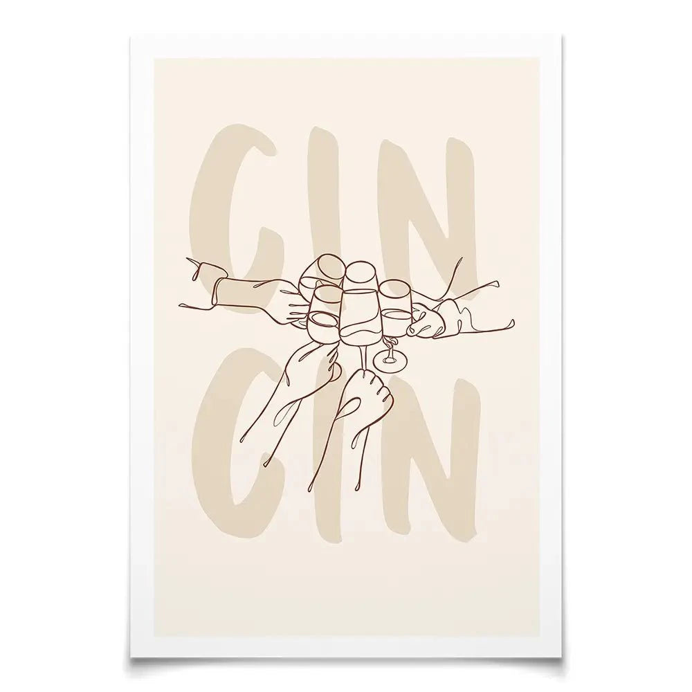 Cin Cin Art Print Cin Cin Art Print wall art product Art Print Shop