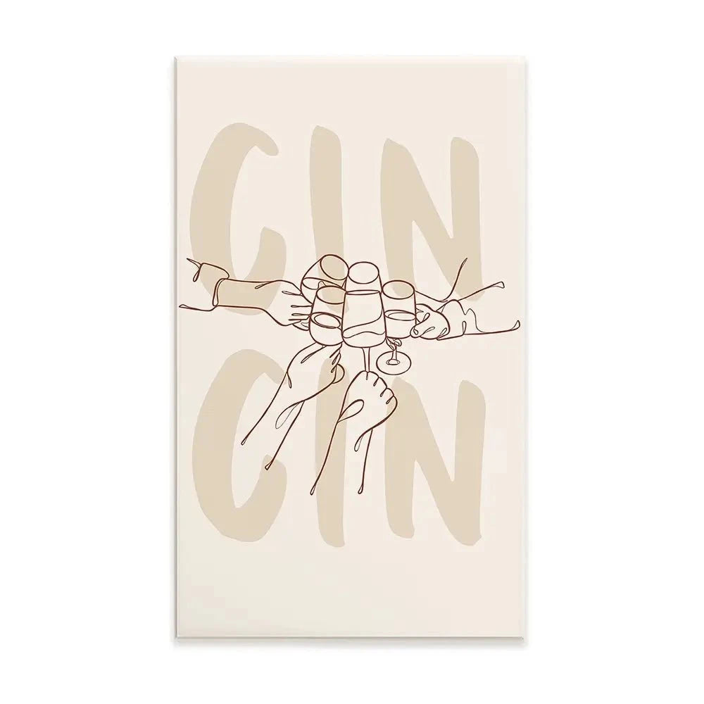 Cin Cin Canvas Print Cin Cin Canvas Print wall art product Art Print Shop