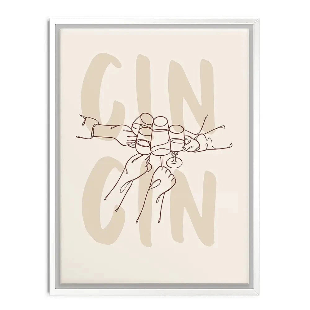 Cin Cin Canvas Print Cin Cin Canvas Print wall art product Art Print Shop