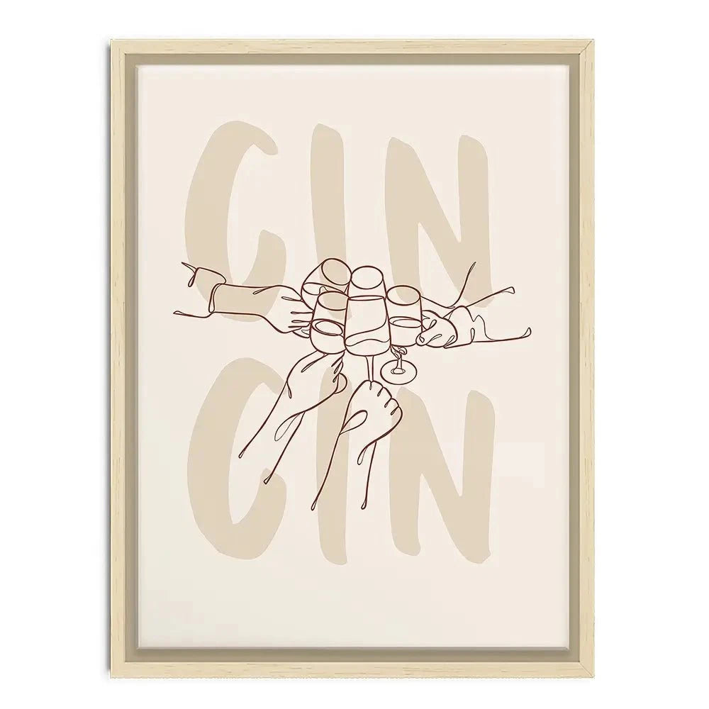 Cin Cin Canvas Print Cin Cin Canvas Print wall art product Art Print Shop