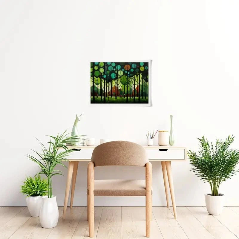 Circular Forest Art Print Circular Forest Art Print wall art product David Alexander Elder