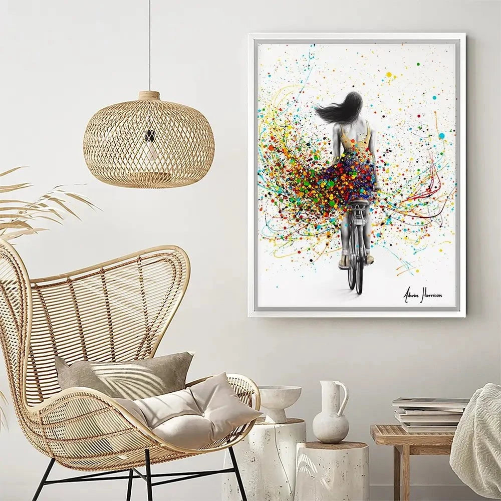 City Cycle Canvas Print City Cycle Canvas Print wall art product Ashvin Harrison