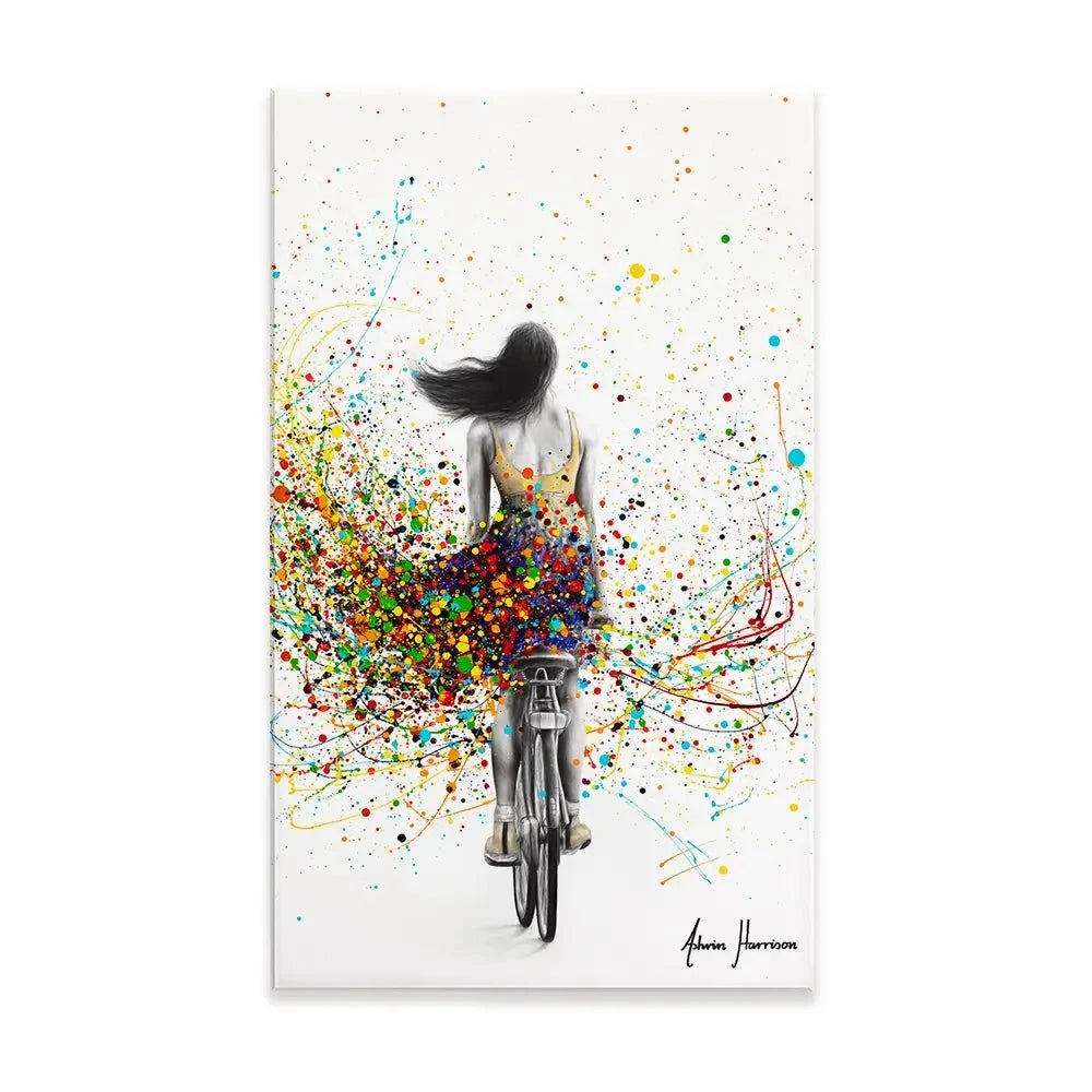 City Cycle Canvas Print City Cycle Canvas Print wall art product Ashvin Harrison