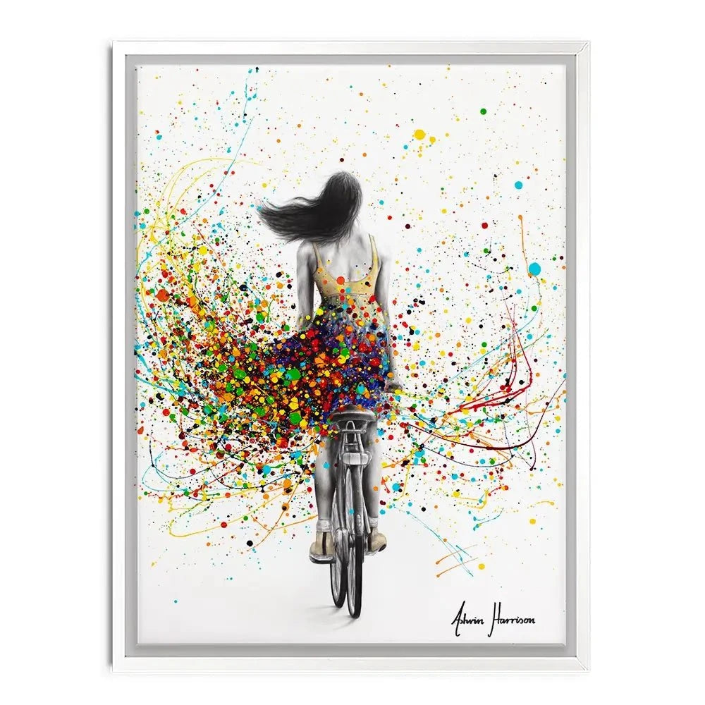 City Cycle Canvas Print City Cycle Canvas Print wall art product Ashvin Harrison