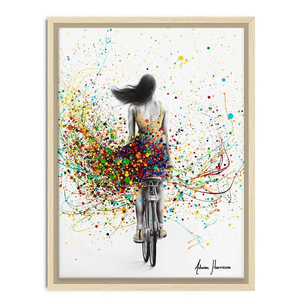 City Cycle Canvas Print City Cycle Canvas Print wall art product Ashvin Harrison