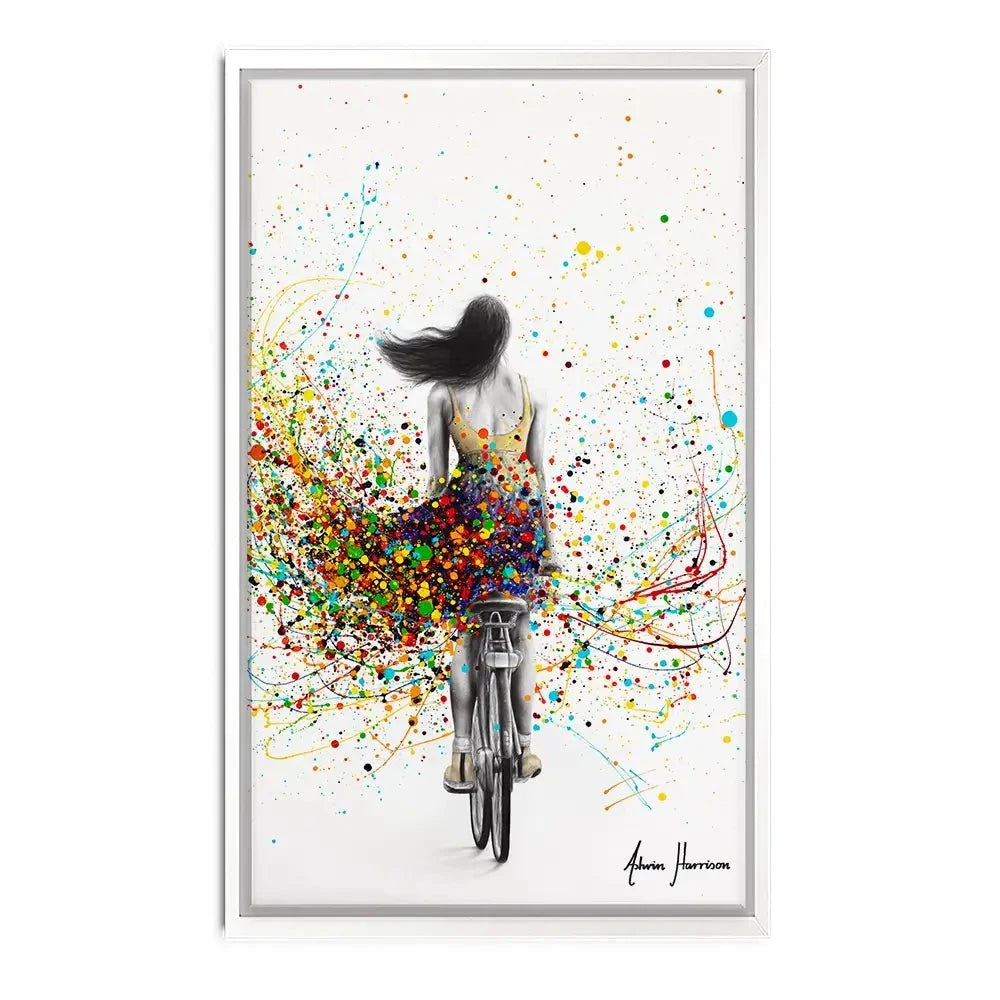 City Cycle Canvas Print City Cycle Canvas Print wall art product Ashvin Harrison