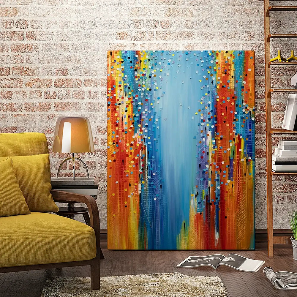 City In Motion Canvas Print City In Motion Canvas Print wall art product Ekaterina Ermilkina