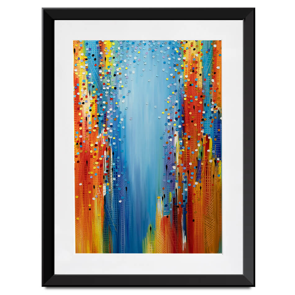 City In Motion Framed Art Print City In Motion Framed Art Print wall art product Ekaterina Ermilkina