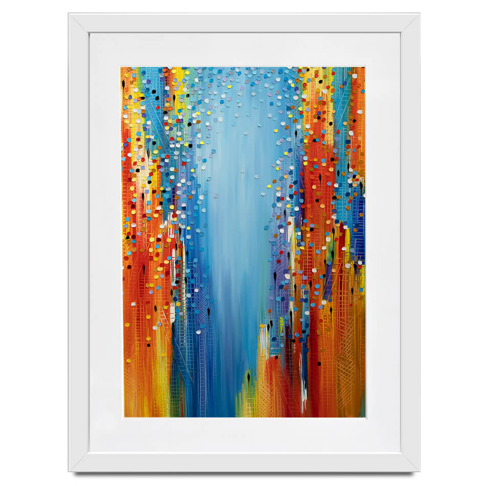 City In Motion Framed Art Print City In Motion Framed Art Print wall art product Ekaterina Ermilkina