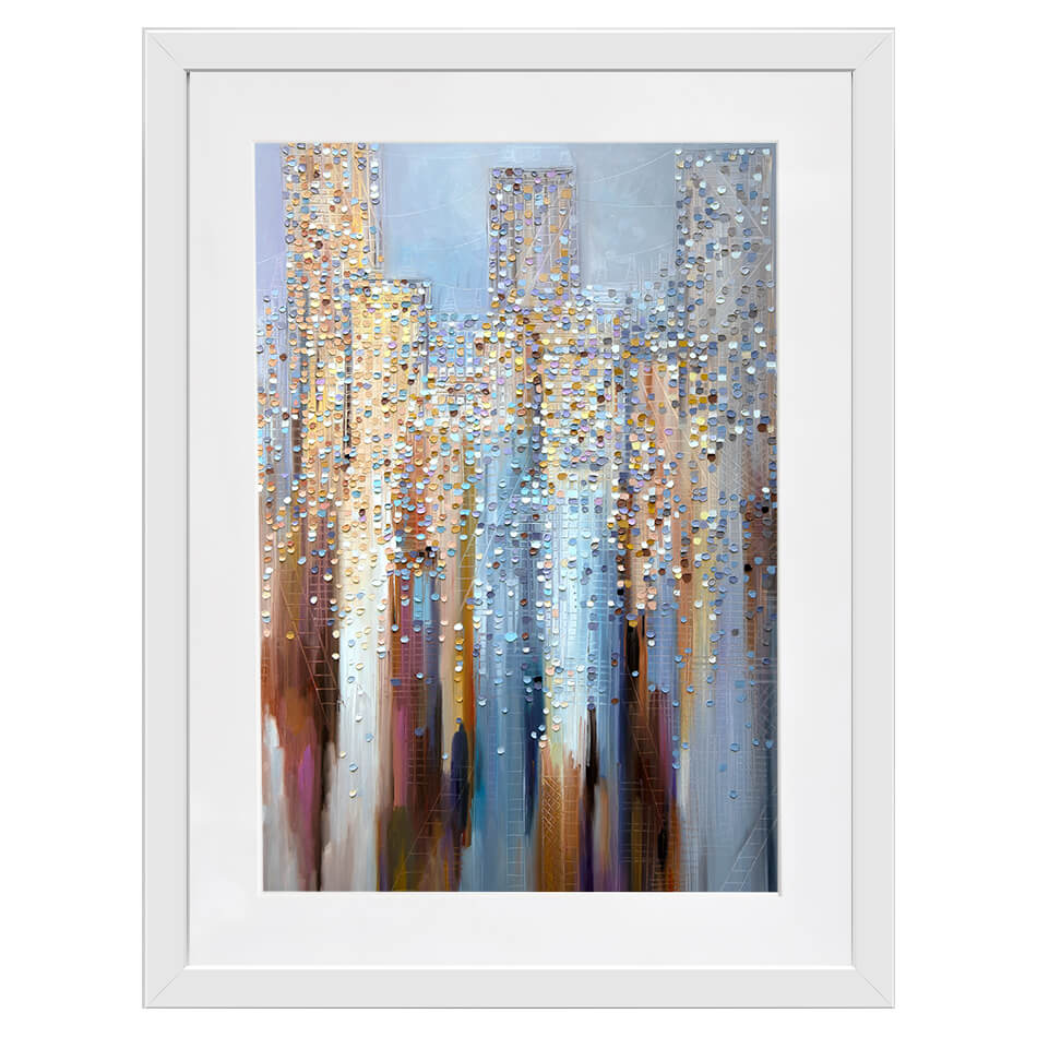 City In The Clouds Framed Art Print City In The Clouds Framed Art Print wall art product Ekaterina Ermilkina