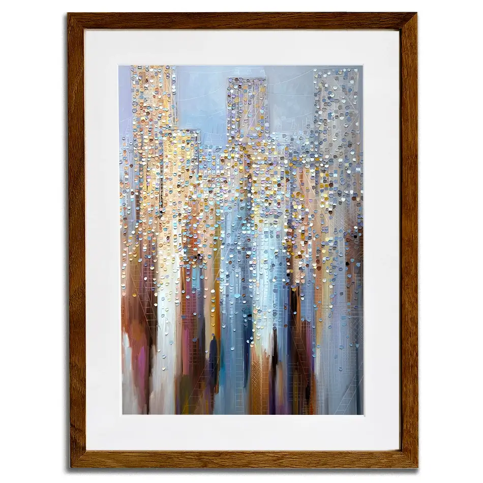 City In The Clouds Framed Art Print City In The Clouds Framed Art Print wall art product Ekaterina Ermilkina