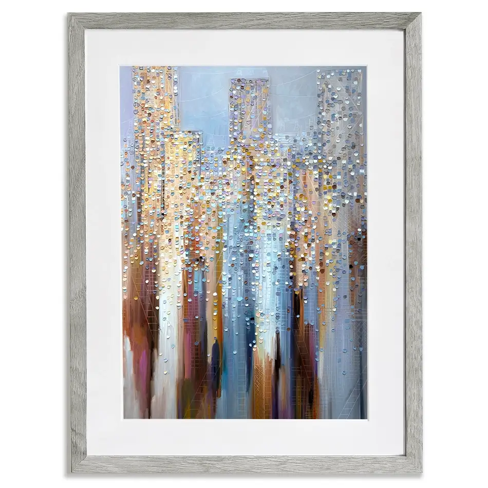 City In The Clouds Framed Art Print City In The Clouds Framed Art Print wall art product Ekaterina Ermilkina