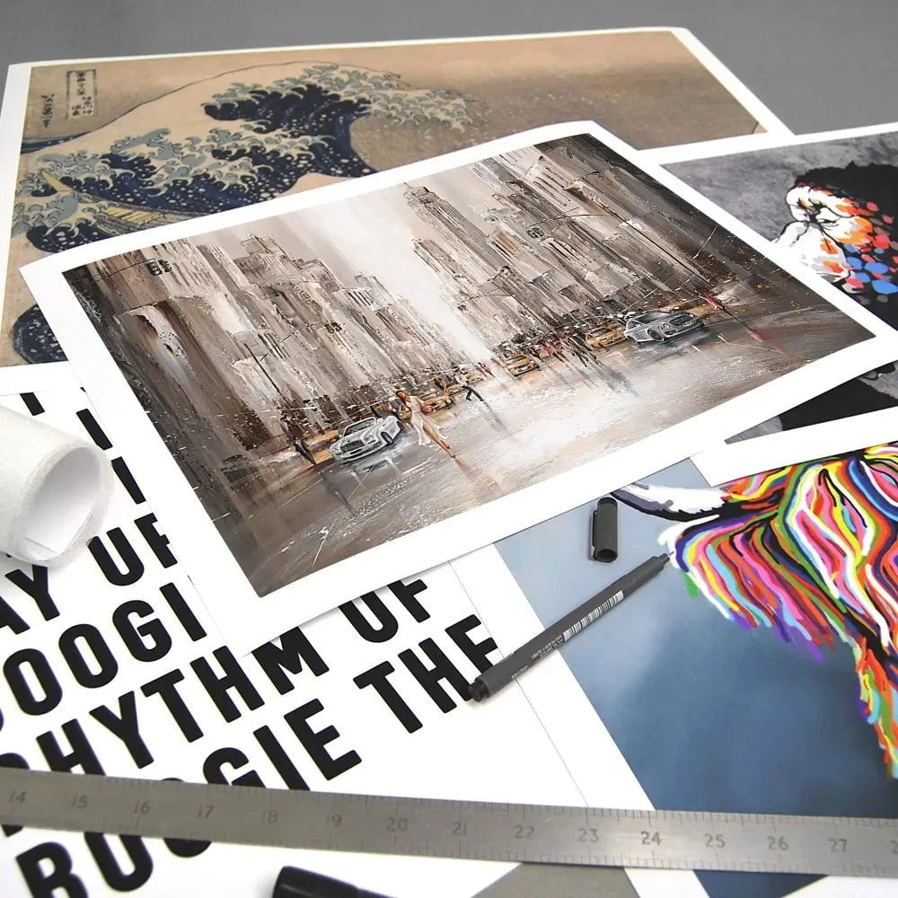 City Life New York Art Print City Life New York Art Print wall art product Isabella Karolewicz