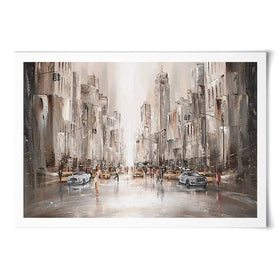 City Life New York Art Print City Life New York Art Print wall art product Isabella Karolewicz