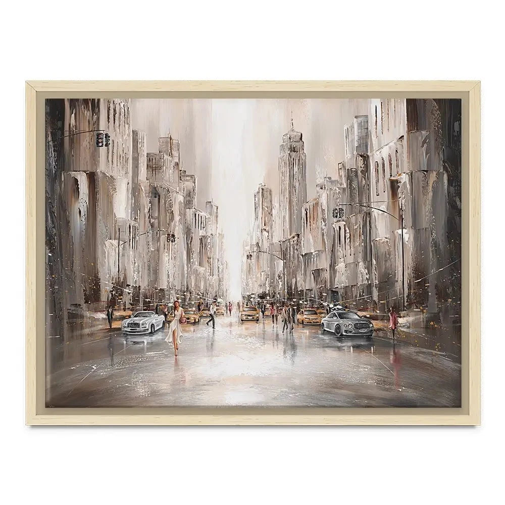 City Life New York Canvas Print City Life New York Canvas Print wall art product Isabella Karolewicz
