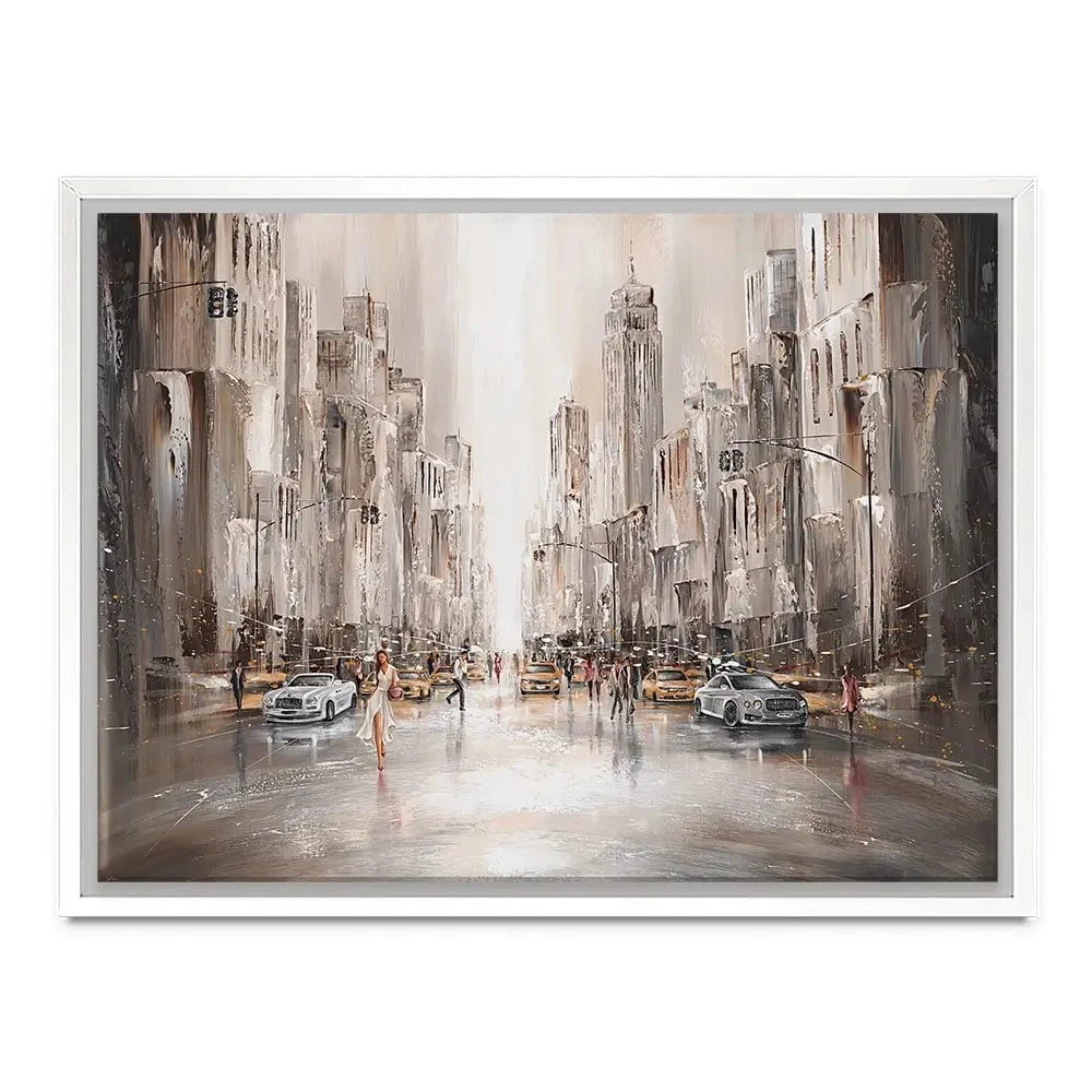 City Life New York Canvas Print City Life New York Canvas Print wall art product Isabella Karolewicz