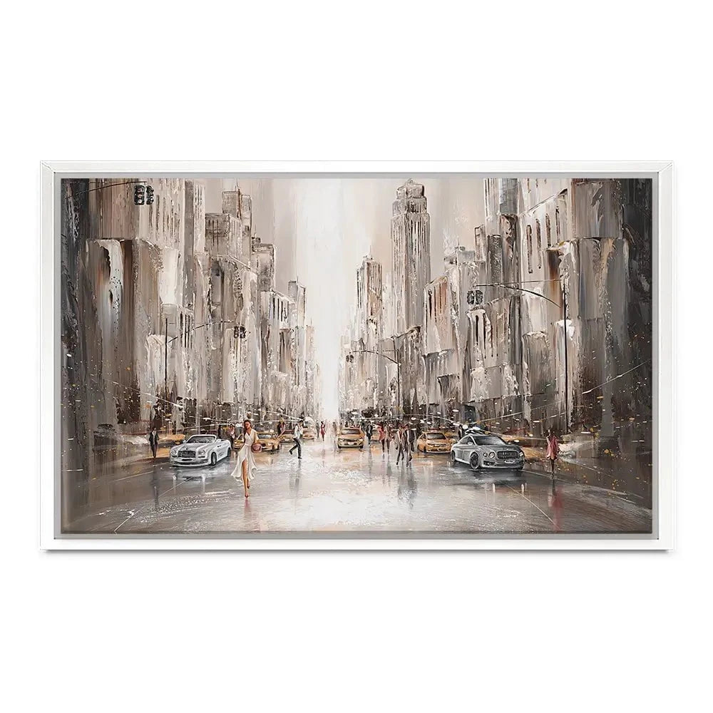 City Life New York Canvas Print City Life New York Canvas Print wall art product Isabella Karolewicz