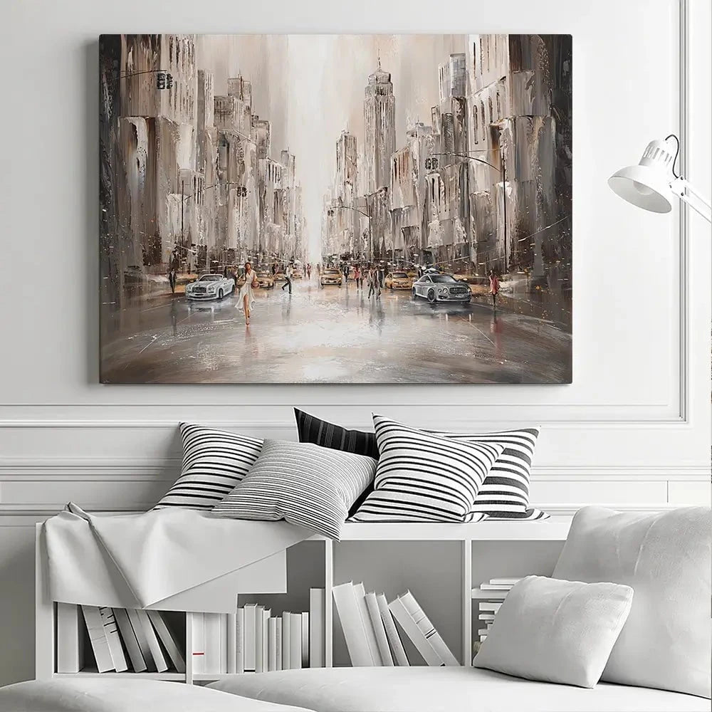City Life New York Canvas Print City Life New York Canvas Print wall art product Isabella Karolewicz