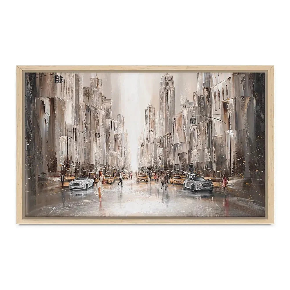 City Life New York Canvas Print City Life New York Canvas Print wall art product Isabella Karolewicz