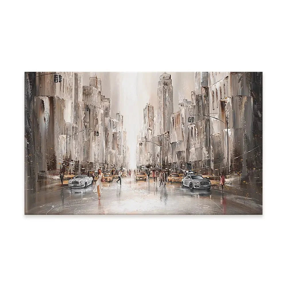 City Life New York Canvas Print City Life New York Canvas Print wall art product Isabella Karolewicz