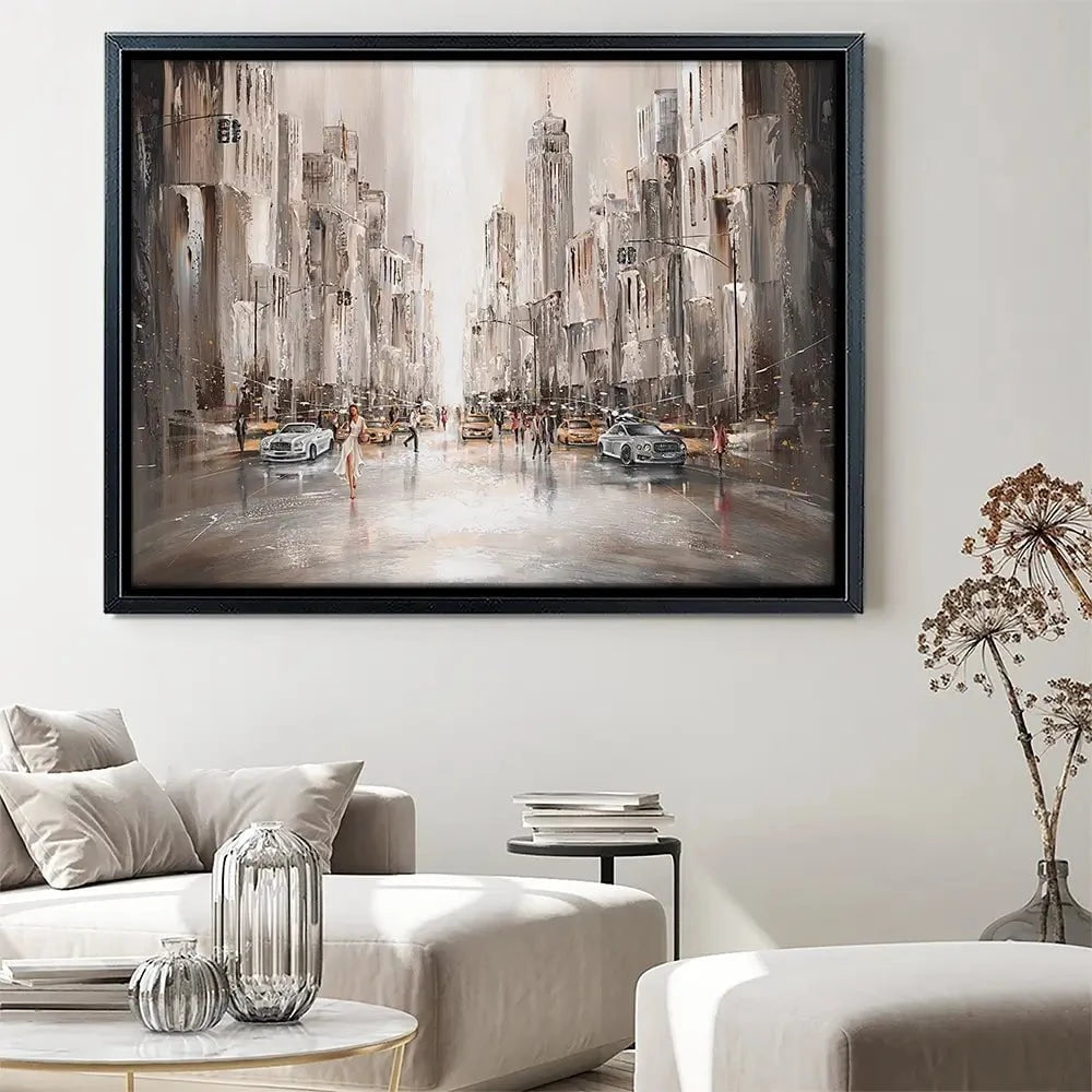 City Life New York Canvas Print City Life New York Canvas Print wall art product Isabella Karolewicz