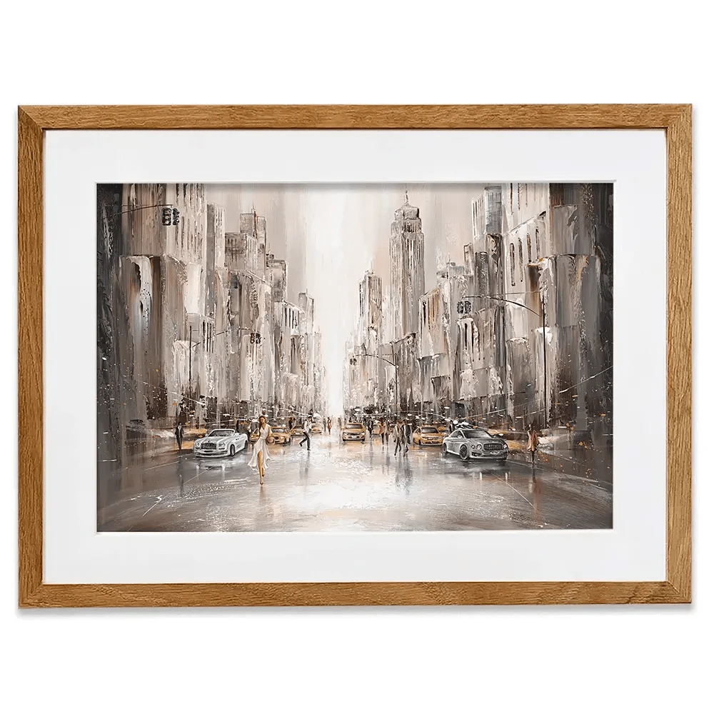 City Life New York Framed Art Print City Life New York Framed Art Print wall art product Isabella Karolewicz