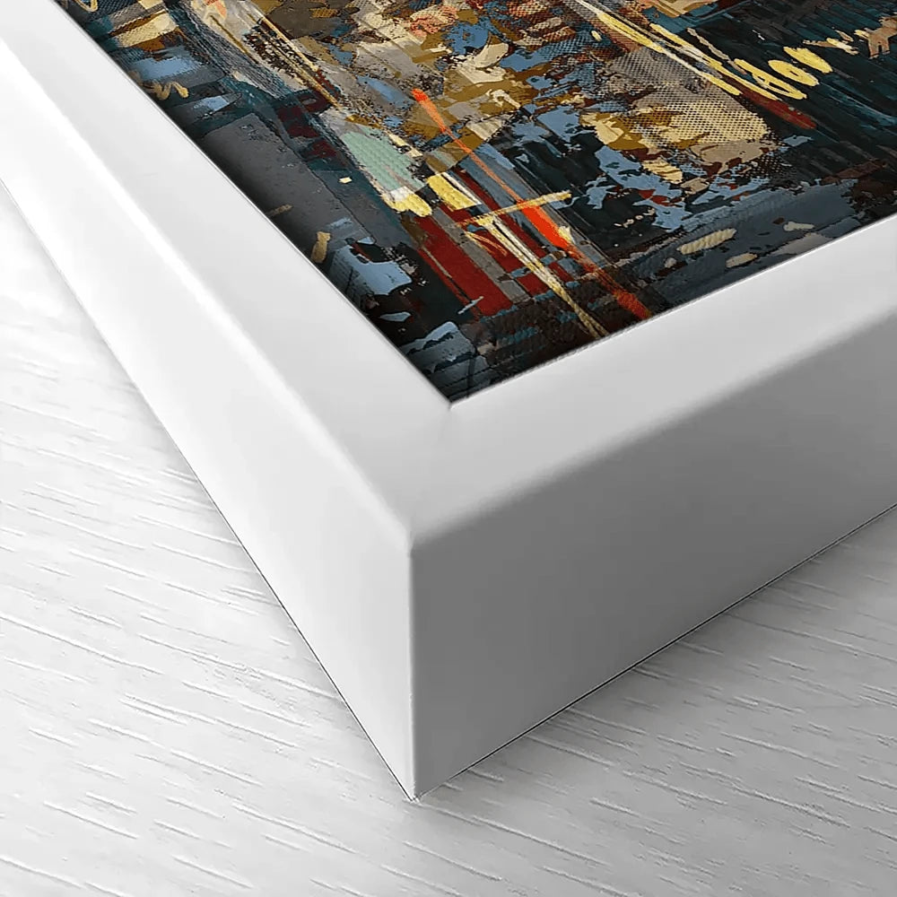 City Lights At Night Canvas Print City Lights At Night Canvas Print wall art product Tithi Luadthong / Shutterstock