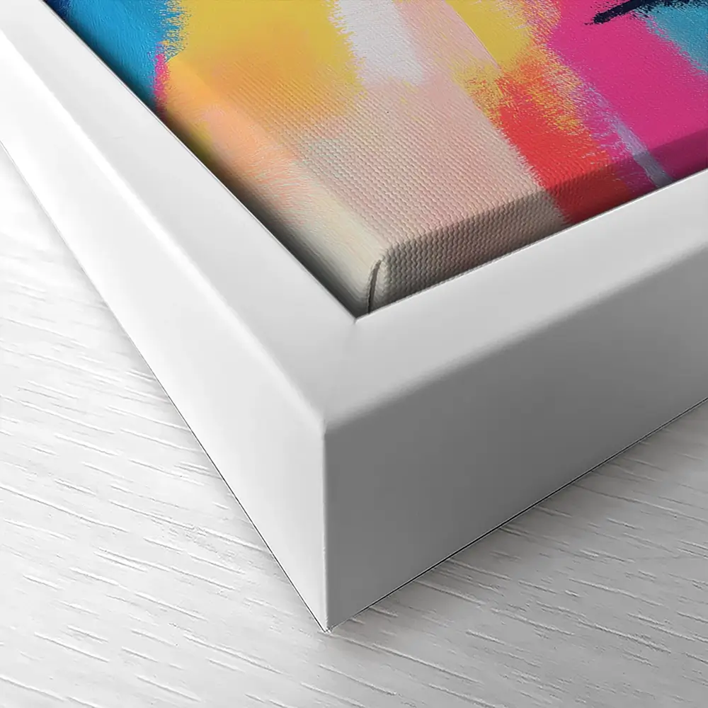 City Lights Blur Canvas Print City Lights Blur Canvas Print wall art product Chromatic Storm Studio