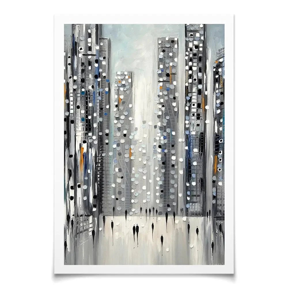 City Reflections Art Print City Reflections Art Print wall art product Ekaterina Ermilkina