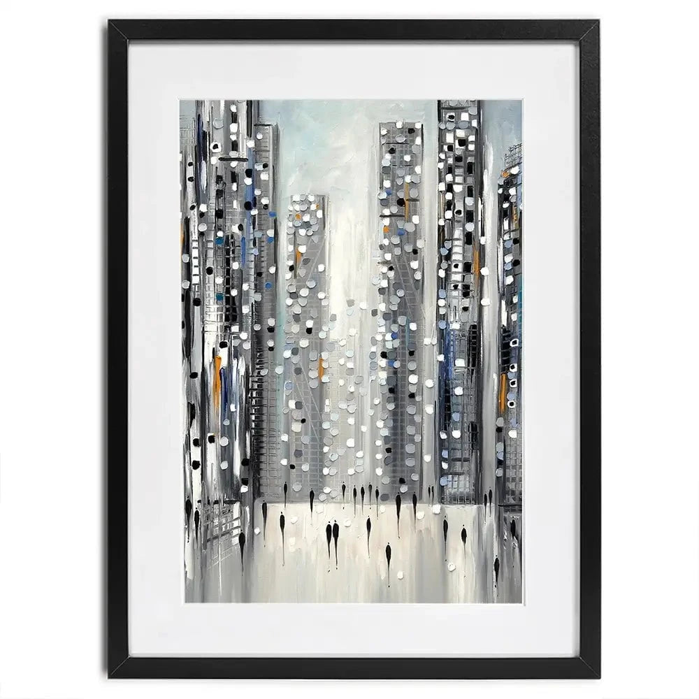City Reflections Framed Art Print City Reflections Framed Art Print wall art product Ekaterina Ermilkina