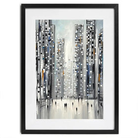 City Reflections Framed Art Print City Reflections Framed Art Print wall art product Ekaterina Ermilkina
