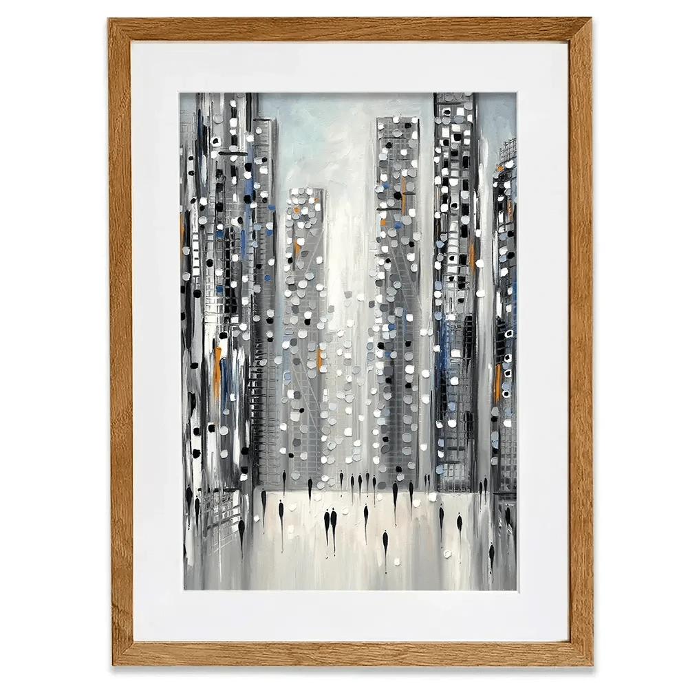 City Reflections Framed Art Print City Reflections Framed Art Print wall art product Ekaterina Ermilkina