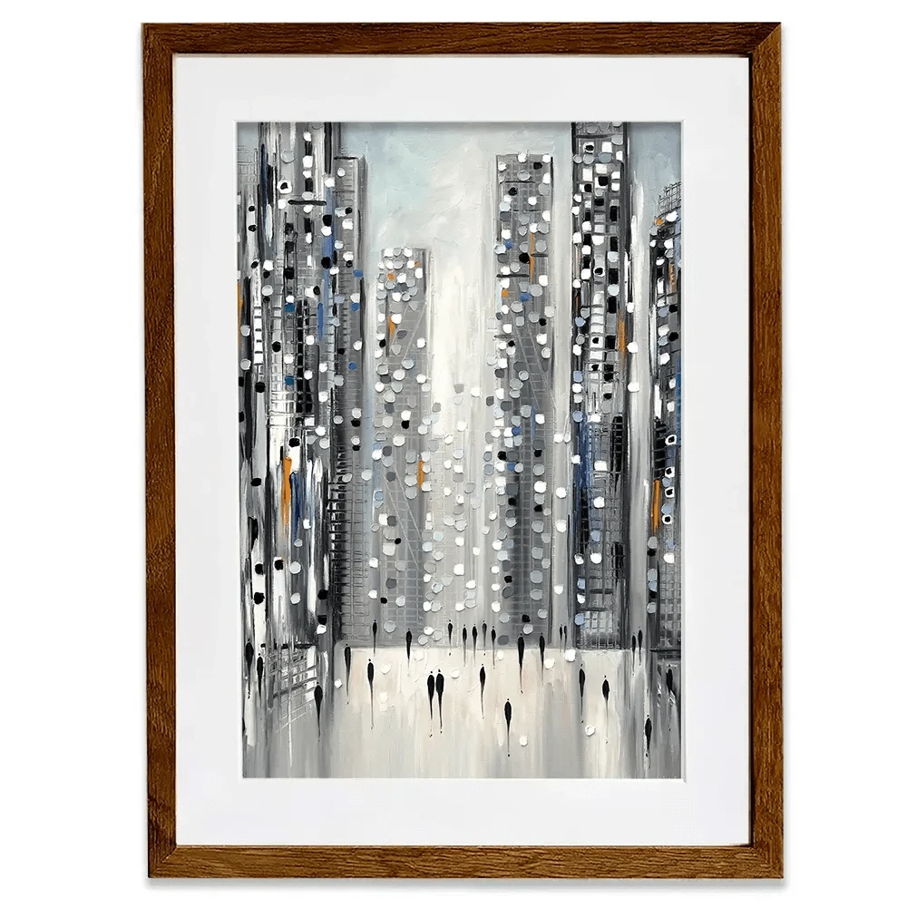 City Reflections Framed Art Print City Reflections Framed Art Print wall art product Ekaterina Ermilkina