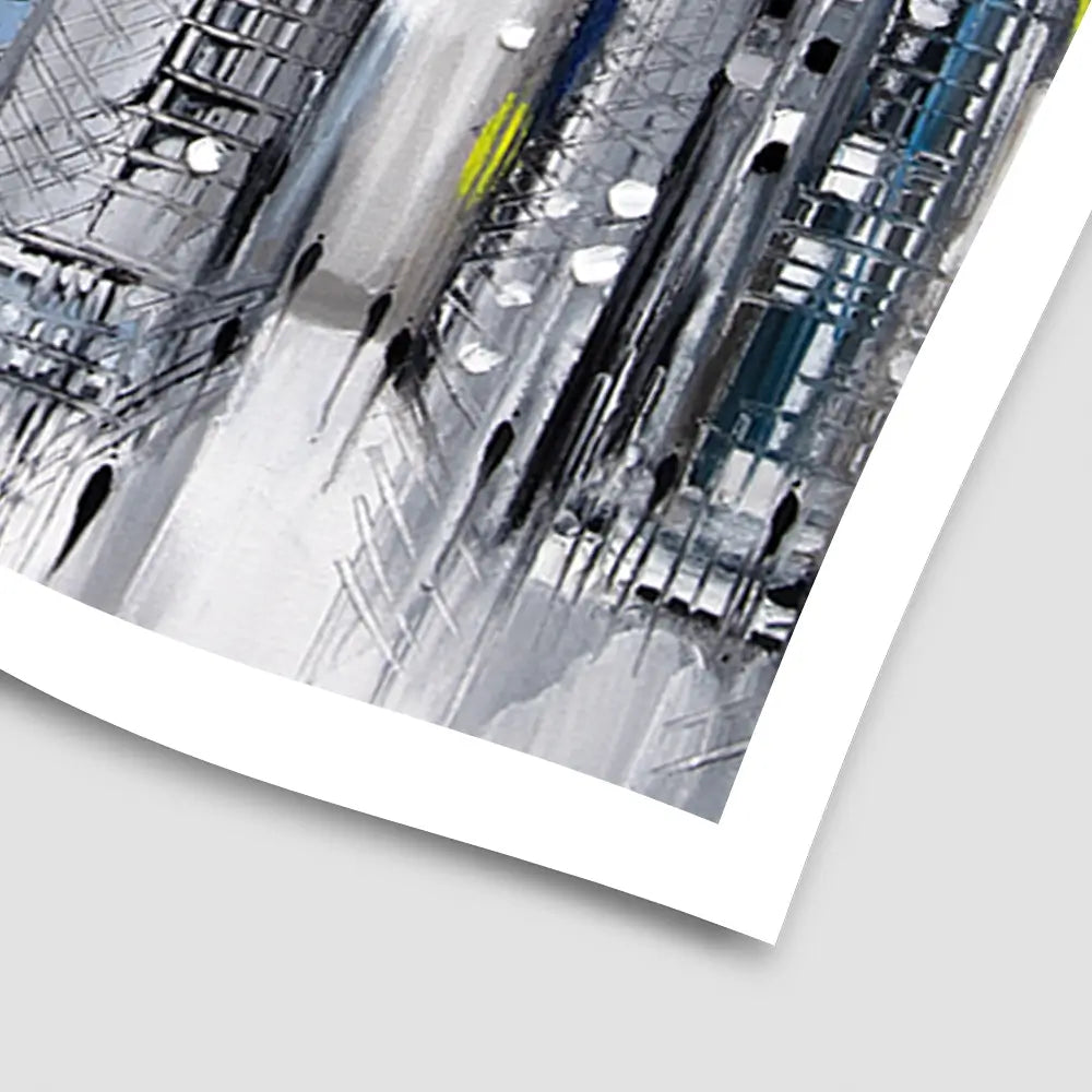 City Street Scene Art Print City Street Scene Art Print wall art product Ekaterina Ermilkina